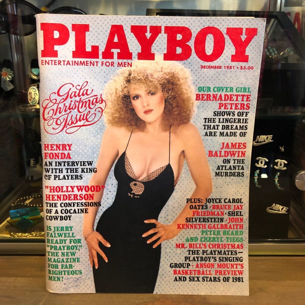 Playboy Magazine December 1981 Bernadette Peters Boardwalk Vintage