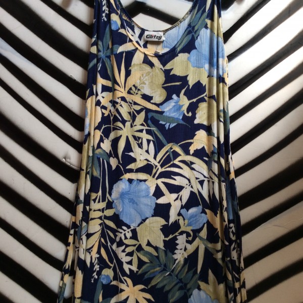 product details: Tropical Floral Print Dress photo