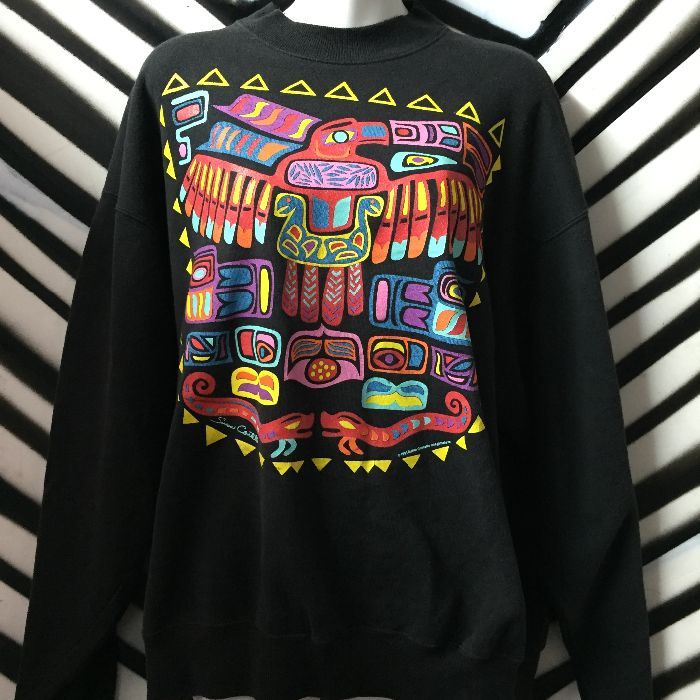 Black Totem Sweatshirts | Boardwalk Vintage