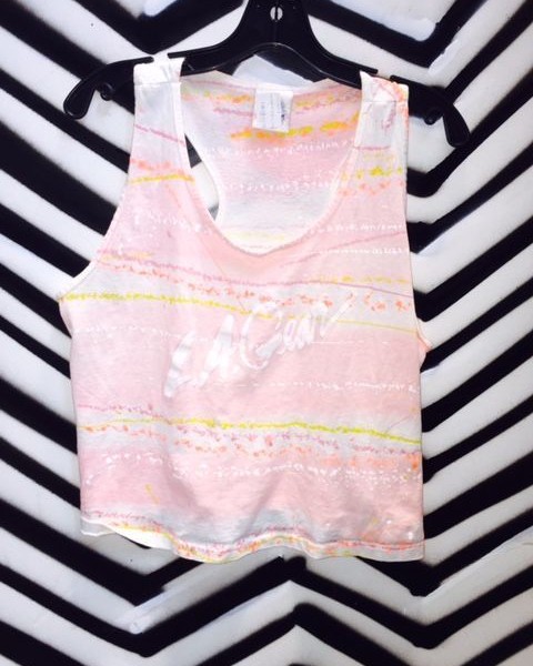 product details: Pink L.A. Gear Tank Top photo