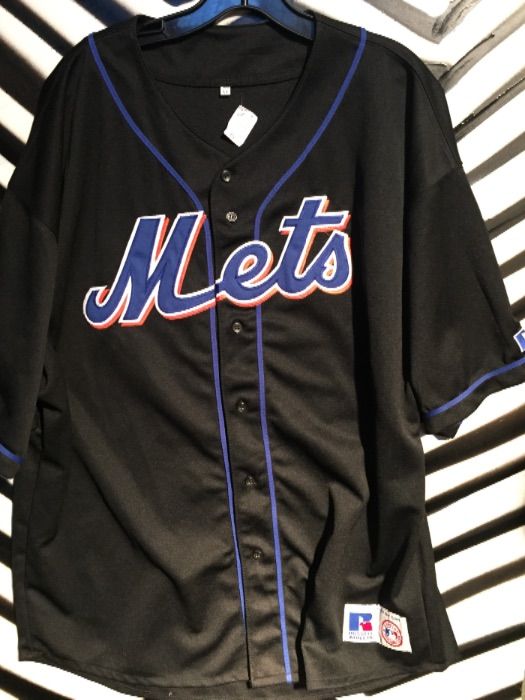 product details: black New York Mets jersey photo