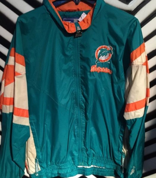 product details: Miami Dolphins Teal Starter Jacket photo