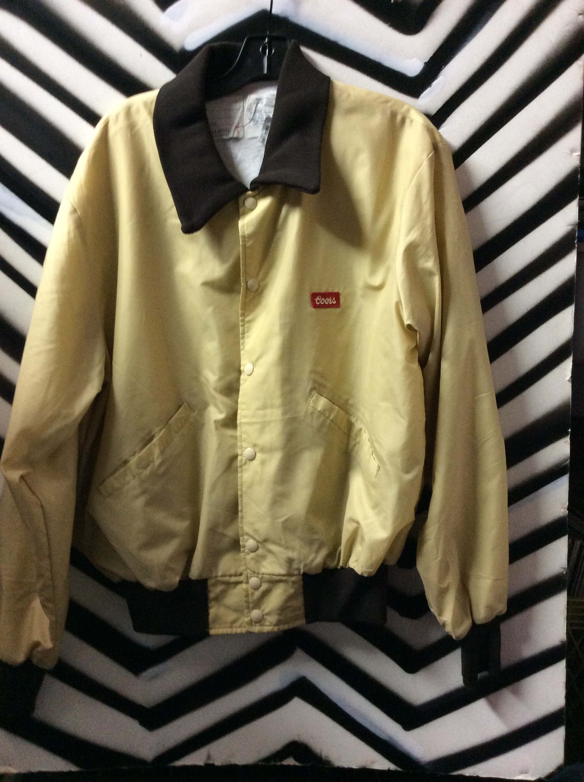 product details: Tan and Brown Coors delievery jacket photo