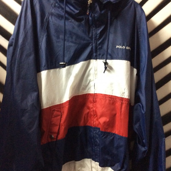 product details: Polo Sport zipup windbreaker with hood photo