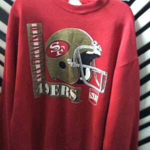 Photo detail:SAN FRANCISCO 49ER'S PULLOVER SWEATSHIRT