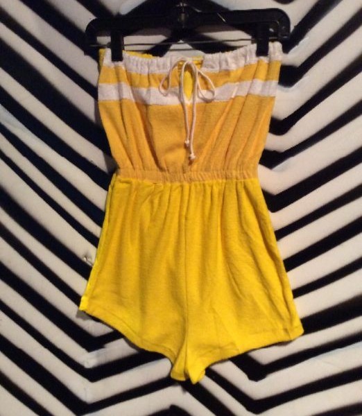product details: TERRY CLOTH ROMPER DEADSTOCK photo