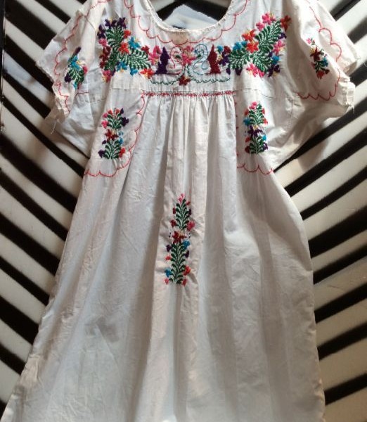 product details: EMBROIDERED MEXICAN DRESS photo