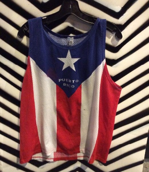 product details: PUERTO RICO - MESH TANK-TOP JERSEY photo