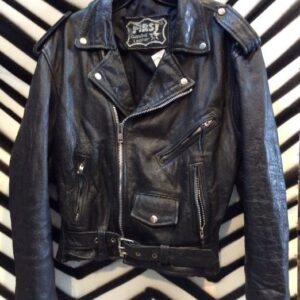 Photo detail:SOFT LEATHER MOTORCYCLE JACKET