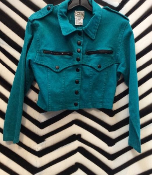 product details: Snap Buttons 5-81 Cropped Jacket photo