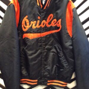 Photo detail:ORIOLES SATIN STARTER BASEBALL JACKET