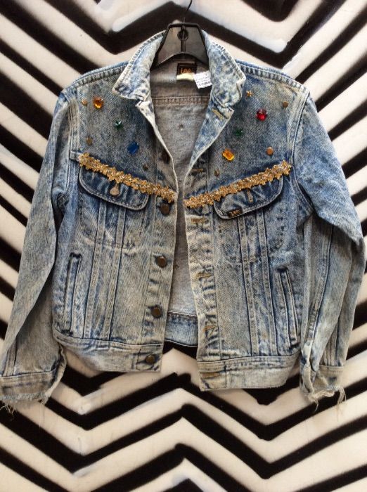 Levis Bejeweled Denim Jacket | Boardwalk Vintage