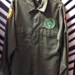 Photo detail:LS BD ARMY SHIRT ELK HUNTING CLUB