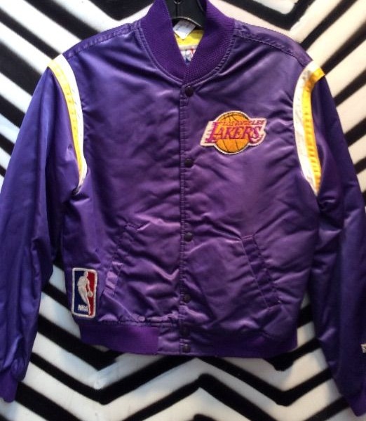 product details: Lakers starter jacket photo