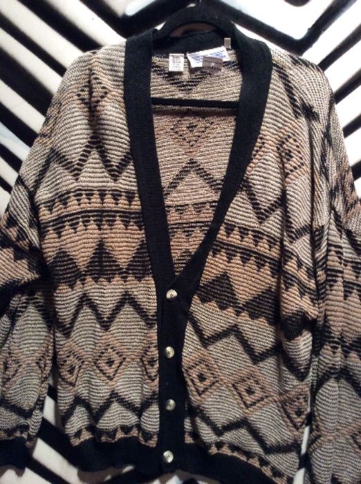 Aztec Cardigan Sweater | Boardwalk Vintage