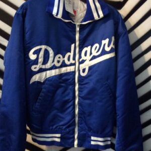 Photo detail:LA DODGERS SATIN BASEBALL JACKET