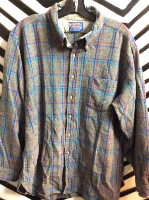 Plaid Pendleton Flannel Shirt | Boardwalk Vintage