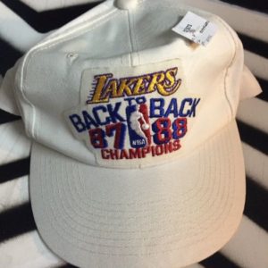 Lakers White Cap 88 Champions 1