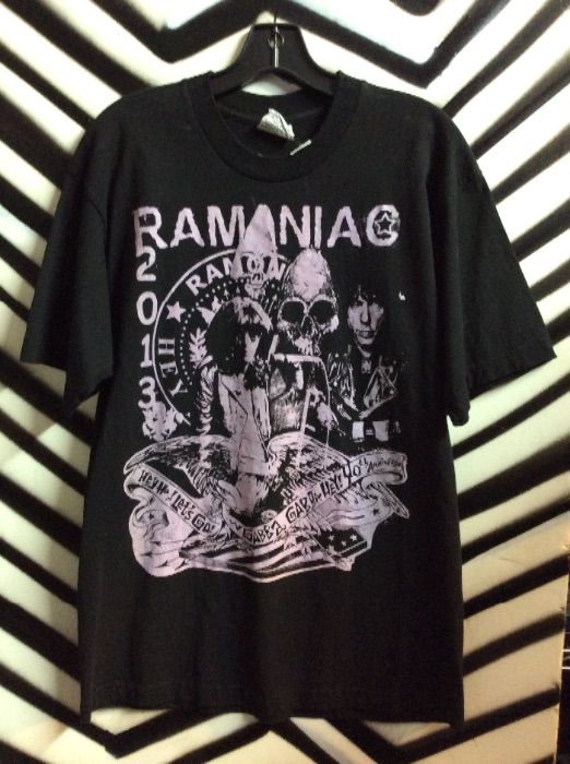 product details: "Rick the Dick" T-SHIRT - by *LOCAL-DESIGNER - W/SCREEN PRINT - RAMONES "2013 Ramaniac" photo