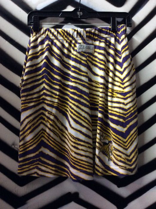 product details: Minnesota Vikings Tiger Stripe Shorts photo