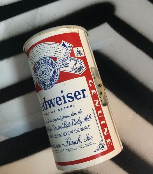 product details: *NOVELTY* TRANSISTOR RADIO - BUDWEISER CAN as-is photo