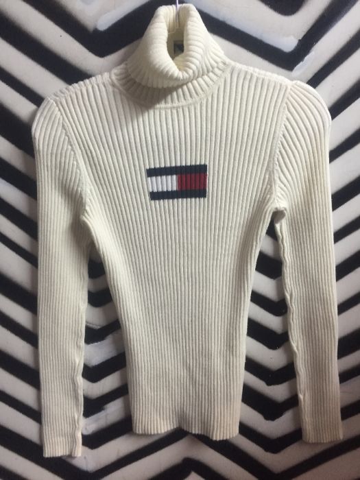 TOMMY HILLFIGER pullover ribbed sweater 1