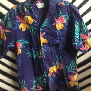 Photo detail:FLORAL PRINT HAWAIIAN SHIRT