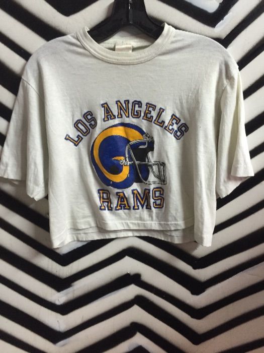 product details: LOS ANGELES RAMS CROPPED T-SHIRT  as-is photo