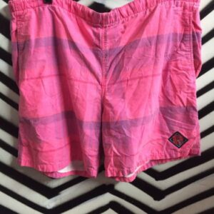 Photo detail:PINK PLAID GOTCHA SHORTS