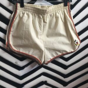 Photo detail:80'S STRIPED TAN MICKEY MOUSE SHORTS