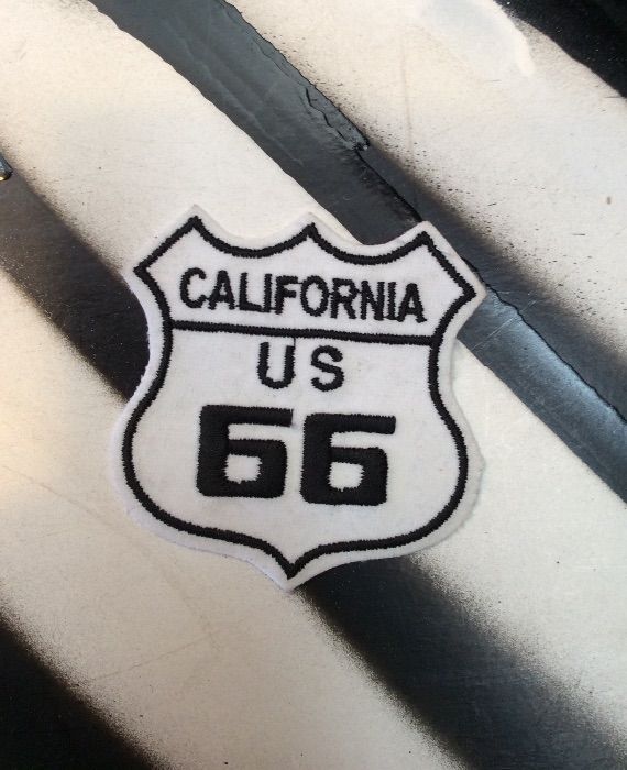 Route 66 California Patch White 1