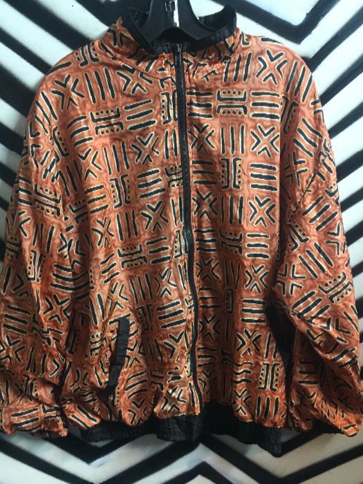 product details: GLYPH PRINTED WINDBREAKER photo