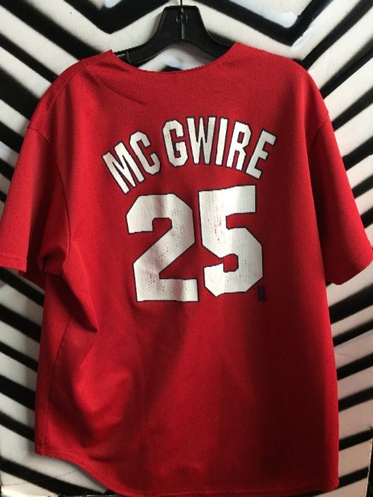 25 Mark McGwire jersey Stitched St. Louis Cardinals baseball jerseys  Customized cheap authentic custom best buy direct china new - AliExpress