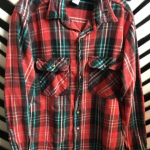 Photo detail:FLANNEL SHIRT W/PLAID DESIGN