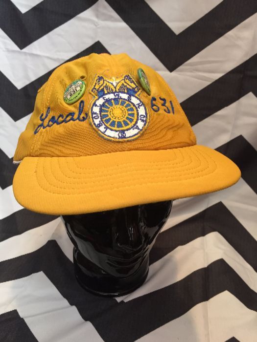 product details: LOCAL 631 BASEBALL HAT - W/Buttons photo