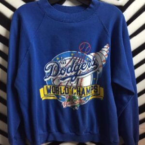 Photo detail:LA DODGERS WORLD CHAMPS 1988 PULLOVER SWEATSHIRT