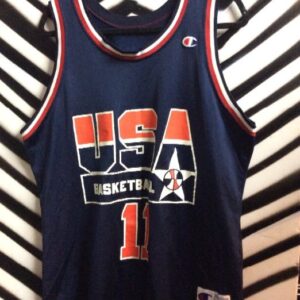 Photo detail:OLYMPIC USA BASKETBALL JERSEY - KEVIN JOHNSON #11