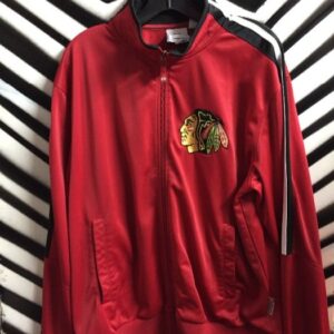 Photo detail:BLACKHAWKS TRACK STYLE JACKET