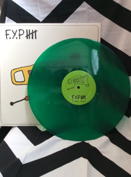 product details: RARE GREEN VINYL RECORD - F.Y.P.'s - 5 Year Plan photo