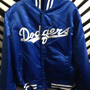 Photo detail:DODGERS SATIN BASEBALL JACKET