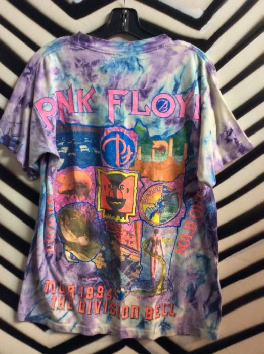 PINK FLOYD TIE DYE TSHIRT 1994 DIVISION BELL TOUR 3