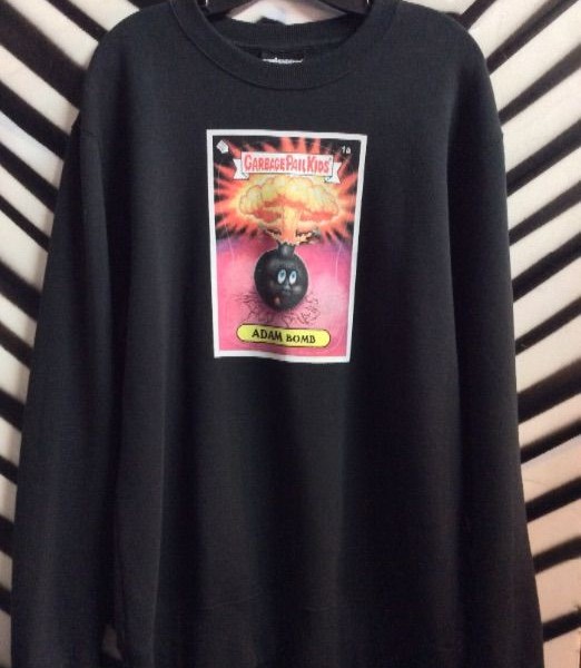 product details: ADAM BOMB PULLOVER SWEATSHIRT - The Hundreds - Garbage Pail Kids COLLAB photo