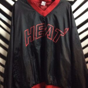 Photo detail:MIAMI HEAT PULLOVER WINDBREAKER - 2 SIDED REVERSIBLE