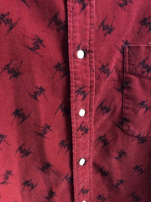 LS BD CORDUROY POLO WITH SKIERS 2