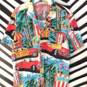 Photo detail:HAWAIIAN SHIRT - HAVANA PRINT DESIGN