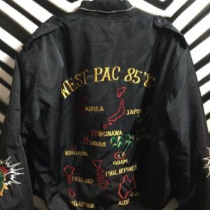 Photo detail:WEST PAC 85-86 NYLON BOMBER JACKET - EMBROIDERED