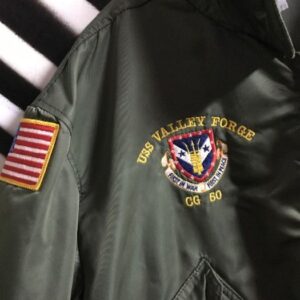 Photo detail:USS VALLEY FORGE BOMBER JACKET - ZIP-UP