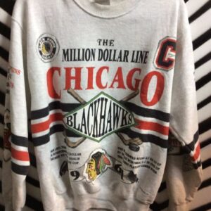 Photo detail:PULLOVER BLACKHAWKS SWEATSHIRT ALL OVER PRINT