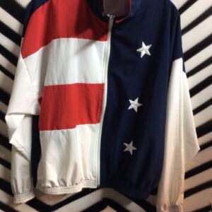 Photo detail:AMERICAN FLAG WINDBREAKER JACKET