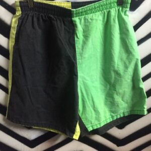 Photo detail:SWIM TRUNKS W/NEON COLOR BLOCK DESIGN